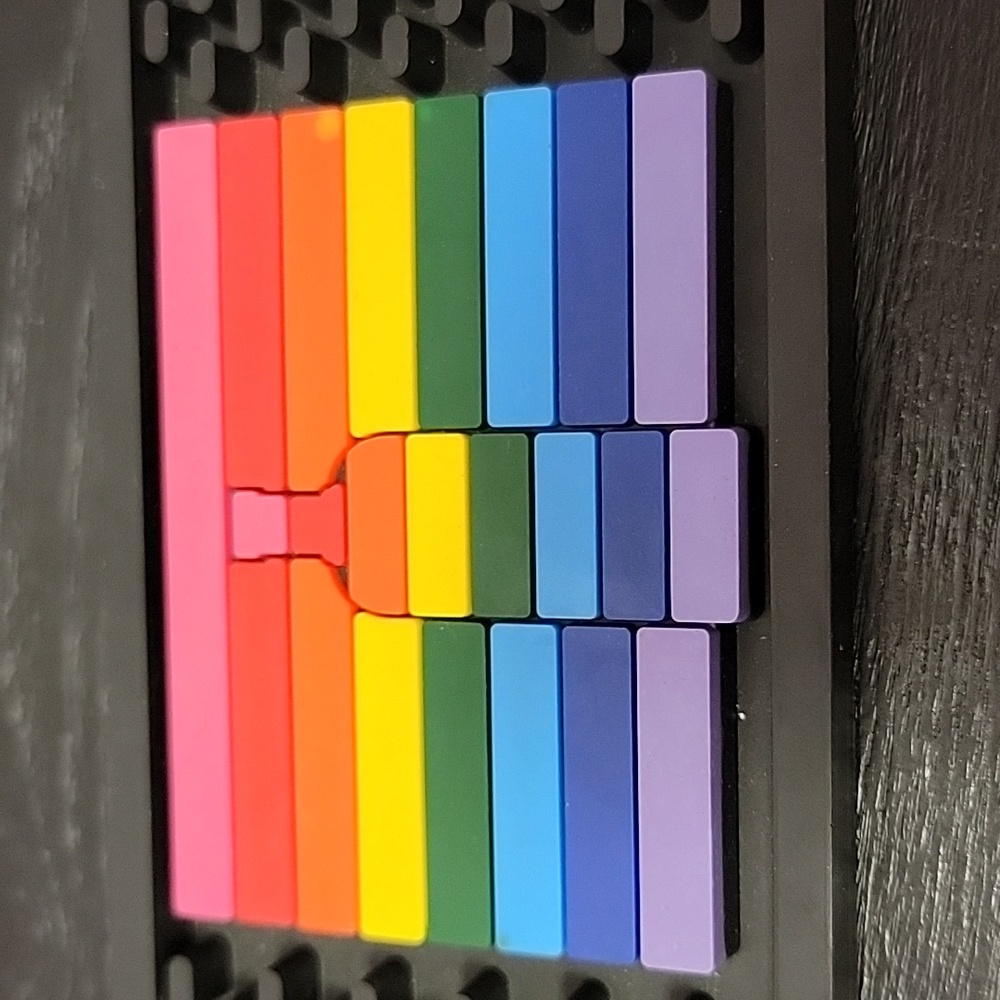ABSOLUT VODKA Rainbow Pride Flag Bar Spill Rail Mat LGBTQIA+ Absolut First - Picture 4 of 5